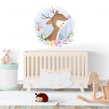 Vinile e adesivi per i neonati bambi con farfalla