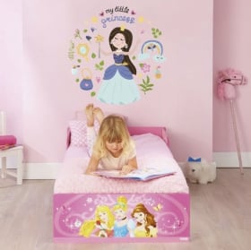 Vinyls e adesivi per bambini con le principesse