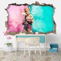 Vinili 3d harley quinn birds of prey