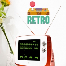 Vinile decorativo videogiochi retrò