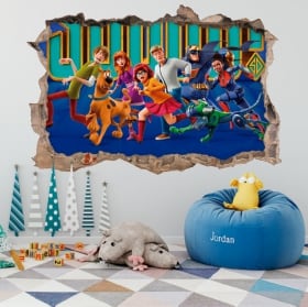 Luminescenti pannelli divisori fluowall Puffi 3D