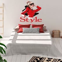 Vinile decorativo e adesivi donna style