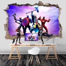 Vinili 3d video gioco fortnite vendicatori