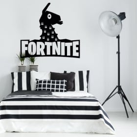Vinili decorativi llama da fortnite