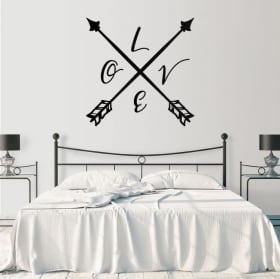 Vinile decorativo e adesivo love