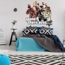 Vinili e adesivi grand theft auto five