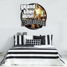 Vinili e adesivi grand theft auto san andreas