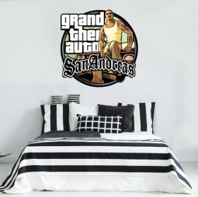 Vinili e adesivi grand theft auto san andreas