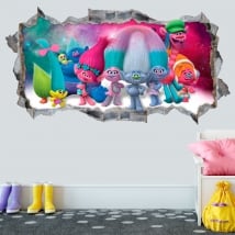 Vinili decorativi e adesivi 3d trolls