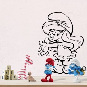 Vinili e adesivi per bambini puffetta