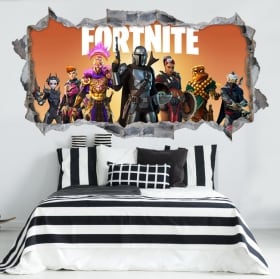 Adesivi in ​​vinile 3d fortnite