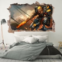 Vinile e adesivi foro 3d league of legends