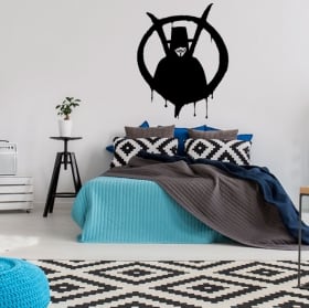 Vinili decorativi e adesivi v per vendetta