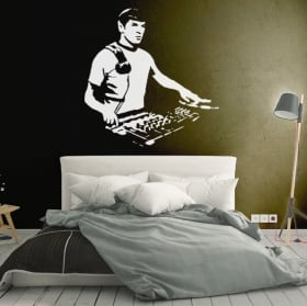Vinili decorativi e adesivi star trek dj spock