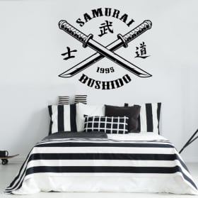 Vinili e adesivi per ragazzi samurai bushido