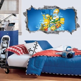 Vinile e adesivi 3d i simpsons
