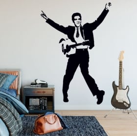 Vinili e adesivi elvis presley