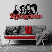 Vinili e adesivi banda musicale rolling stone
