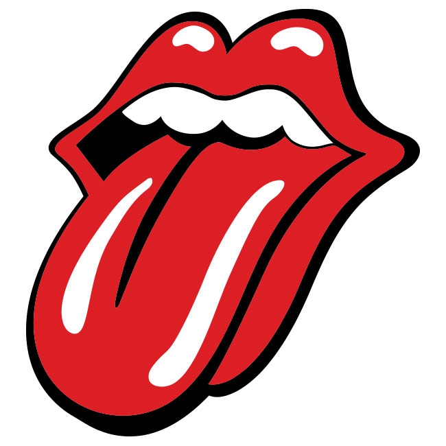 🥇 Vinili logo bocca con la lingua the rolling stones 🥇