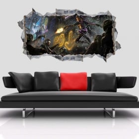 Vinili foro muro 3d cyberpunk 2077