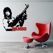 Vinili decorativi sylvester stallone rambo