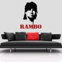 Vinile e adesivi sylvester stallone rambo