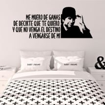 Vinili e adesivi frase joaquín sabina