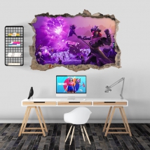 Adesivo per videogiochi 3d fortnite