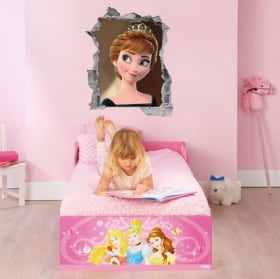 Disney vinile Sven congelati e Olaf foro parete 3D