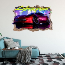 Vinile adesivo 3d cyberpunk