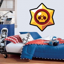 Distintivo di stelle di rissa adesivo decorativo