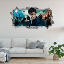 Vinile decorativo e adesivi harry potter 3d
