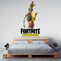 Vinili e adesivi videogioco fortnite banana skin
