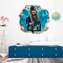 Vinili e adesivi 3d pirati dei caraibi