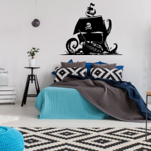 Vinili decorativi barca pirati dei caraibi
