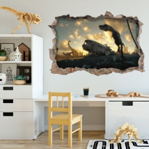 Vinili 3d dinosauri del parco giurassico