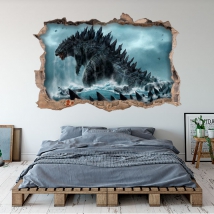 Vinile e adesivi 3d godzilla