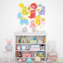 Vinili per bambini dinosauri