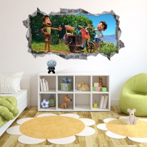 Vinile foro muro 3d luca disney pixar