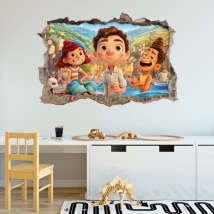 Vinile buco 3d luca disney pixar