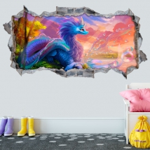 Vinili decorativi 3d raya e l'ultimo drago
