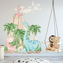 Vinili decorativi dinosauri per i bambini