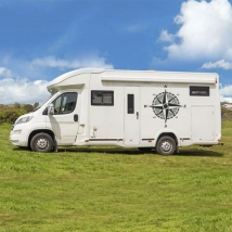 Vinili decorativi la rosa dei venti per camper
