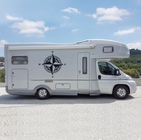 Vinili la rosa dei venti per camper