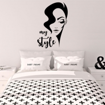 Vinili decorativi e adesivi faccia di donna my style