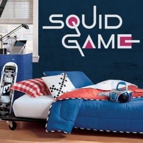 Vinili decorativi e adesivi netflix squid game