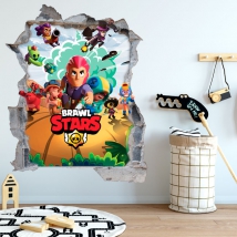 Vinili decorativi e adesivi 3d brawl stars