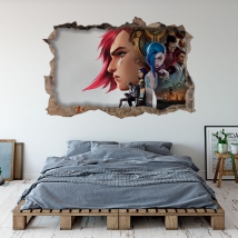 Vinile e adesivi buco muro 3d arcane