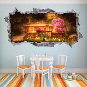 Vinile e adesivi buco effetto 3d disney fascino