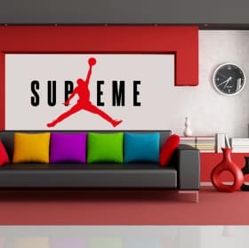 Vinili e adesivi michael jordan supreme